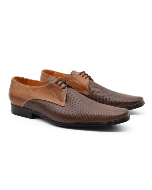 zapatos de vestir hombre eduardo cuero marrón