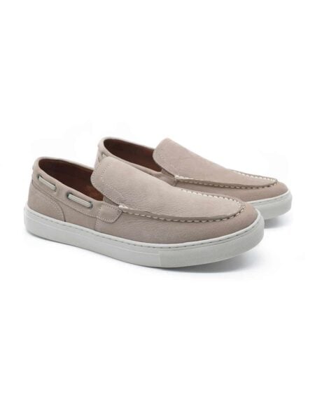 mocasín náutico hombre freeway box cuero natural