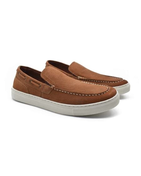 mocasín náutico hombre freeway box cuero suela